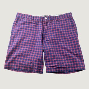 TBM Tessitura Bruno Marcora Shorts Men L Multi Color Plaid Pockets Preppy Resort
